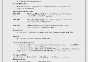 Sample Resume for Computer Science Fresh Graduate Pdf Resume format for Freshers Mba Pdf