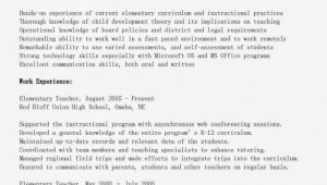 Sample Resume for Elementary Teachers In the Philippines Elementary School Teacher Resume Template Best Resume