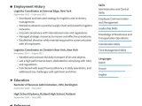 Sample Resume for Entry Level Logistics Coordinator Logistics Coordinator Resume Examples & Writing Tips 2022 (free Guide)