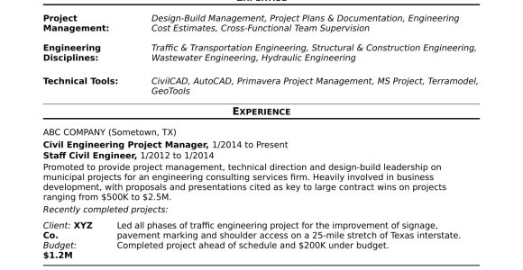 Sample Resume for Epc Project Manager Sample Resume for A Midlevel Engineering Project Manager Monster.com