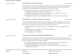 Sample Resume for event Planner assistant Guide: event Planner Resume 12 Templates Pdf 2022