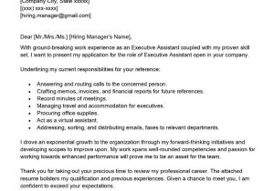 Sample Resume for Executive assistant with Employment Gap Executive assistant Cover Letter Examples – Qwikresume