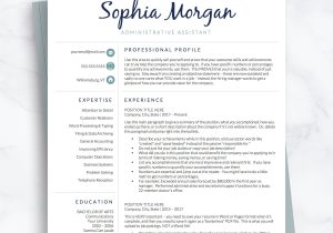 Sample Resume for Executive assistant with Employment Gap Executive assistant Resume Template for Word and Pages 1 2 – Etsy.de