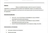 Sample Resume for Experienced Candidates In Bpo Bpo Resume format Resume Sample