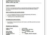 Sample Resume for Experienced Candidates In Bpo Sample Bpo Resume 16 Documents In Word Pdf