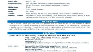 Sample Resume for Fresh Graduates Of tourism Management 4 Fresh Graduate Resume Sample for October 2021 – Mapa Hd