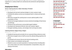 Sample Resume for Guest Services at Hilton or Mariot Hospitality and Catering Resume Examples & Writing Tips 2022 (free