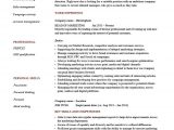 Sample Resume for Head Of Department Head Of It Cv Sample October 2021