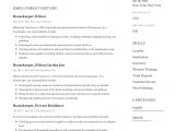 Sample Resume for Housekeeping with No Experience Housekeeper Resume Examples & Guide Pdf’s 2021
