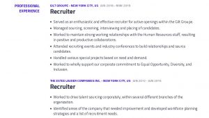 Sample Resume for Hr Recruiter Position Recruiter Resume Example with Content Sample Craftmycv