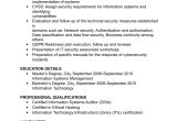 Sample Resume for It Security Analyst Cybersicherheit Lebenslauf Vorlage Und Beispiele Renaix.com