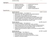 Sample Resume for Machine Shop Manager Best Machine Operator Resume Example Livecareer Resume Cover …