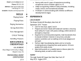Sample Resume for Nanny In Canada Nanny Resume Example & Writing Tips
