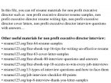 Sample Resume for Nonprofit Executive Director top 8 Non Profit Executive Director Resume Samples