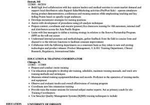 Sample Resume for On the Job Training Student Resume Examples for Training Specialist Training