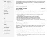 Sample Resume for Post Office Job Post Office Manager Resume October 2021