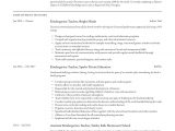 Sample Resume for Pre Primary School Teacher Kindergarten Teacher Resume & Writing Guide  12 Examples 2020
