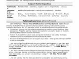 Sample Resume for Private School Teacher Tutor Resume Sample Monster.com