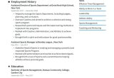 Sample Resume for Professional Sports Player Turned Business Executive Sports Resume Examples & Writing Tips 2022 (free Guide) Â· Resume.io