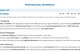 Sample Resume for Python Developer for 2 Years Experience Python Developer Resume: 2021 Guide with 20lancarrezekiq Python Resume Examples
