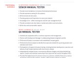 Sample Resume for Qa Manual Tester Manual Tester Resume Example with Content Sample Craftmycv