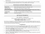 Sample Resume for Qa Tester Entry Level Sample Resume for A Midlevel Qa software Tester Monster.com