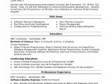 Sample Resume for Qa Tester Entry Level Sample Resume for An Entry-level Quality Engineer Monster.com