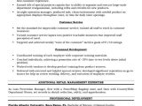 Sample Resume for Retail Operations Manager Resume for Retail Department Manager Position