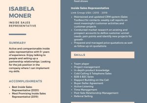 Sample Resume for Sales Representative Position Inside Sales Representative Resume Samples & Templates [pdflancarrezekiqword …