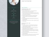 Sample Resume for Senior Residential Estimator Two Page Resume Templates – Design, Free, Download Template.net