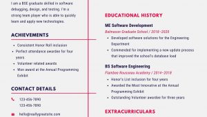Sample Resume for software Engineer Fresher Pdf software Developer Resume Samples Fresher & Experienced Word, Pdf