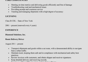 Sample Resume for Ups Package Handler How to Write A Delivery Driver Resume (with Examples) -the Jobnetwork