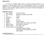 Sample Resume format for Nurses In the Philippines Sample Resume Registered Nurse Philippines