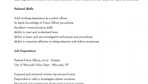 Sample Resume format for Retired Government Officer Sample Retired Police Ficer Resume Tempalte How to