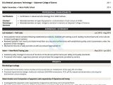 Sample Resume From A Lab Technician Sample Resume Of Medical Lab Technician with Template & Writing …