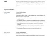 Sample Resume Front End Web Developer 17 Front-end Developer Resume Examples & Guide Pdf 2020