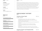 Sample Resume Objective for Production Worker Production Worker Resume Examples & Writing Tips 2021 (free Guide)