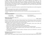 Sample Resume Objectives for Law Enforcement Law Enforcement Skills for Resume Chief Police Officer Experience …