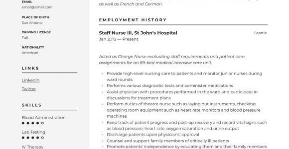 Sample Resume Of Staff Nurse with Job Description Staff Nurse Resume & Writing Guide  12 Templates In Pdf & Jpg 2020