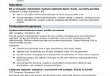 Sample Resume Strong Analytical Skills Example Sample Resume for An Entry-level Systems Administrator Monster.com