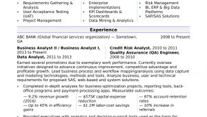 Sample Resume Summary for Business Analyst Business Analyst Resume Sample Monster.com