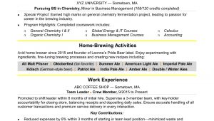 Sample Resume to Apply for Internship Resume for Internship Monster.com
