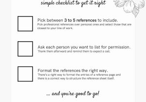 Samples Of Reference Pages to Resumes How to List References On A Resume (reference Page)