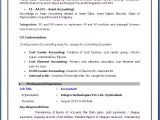 Sap Fico Sample Resume for Experienced Sap Fico Resume 3 Years Experience