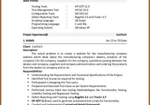 Software Tester Resume Sample for Freshers Sample Resume for software Tester Fresher Resume