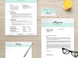 Thank You for Your Resume Template Modern Resume   Cover Letter   Business Card   Thank You Note …